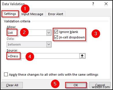 การตรวจสอบข้อมูลตามเซลล์อื่นใน Excel (4 ตัวอย่าง)