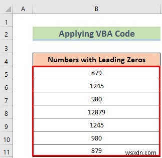 วิธีการลบศูนย์นำหน้าใน Excel (8 วิธีง่ายๆ)