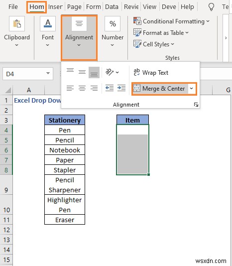 วิธีการสร้างการเลือกหลายรายการจากรายการแบบเลื่อนลงใน Excel (3 วิธี)