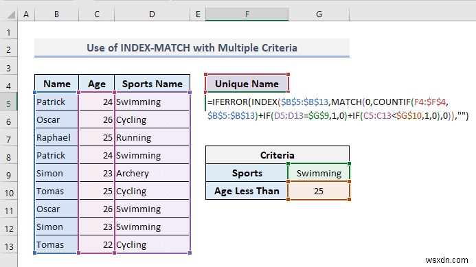 สร้างรายการที่ไม่ซ้ำใน Excel ตามเกณฑ์ (9 วิธี)