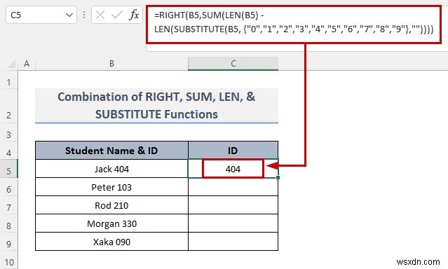 एक्सेल में फॉर्मूला का उपयोग करके डिलीमीटर द्वारा सेल को कैसे विभाजित करें (8 तरीके)