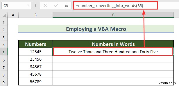 วิธีการแปลงตัวเลขเป็นคำใน Excel (4 วิธีที่เหมาะสม)