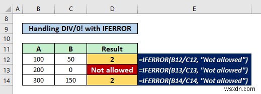 สูตรการแบ่งใน Excel สำหรับหลายเซลล์ (5 ตัวอย่างที่เหมาะสม)