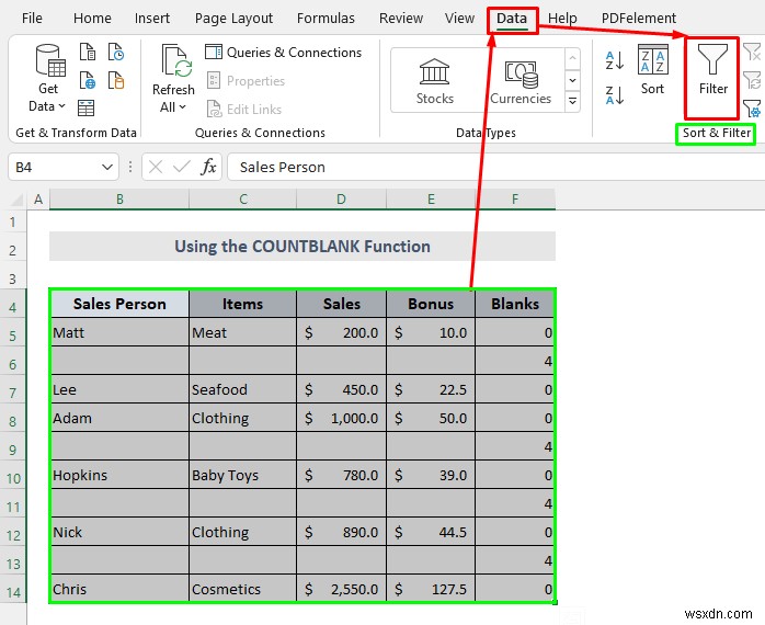 ลบแถวว่างใน Excel (8 วิธีที่เหมาะสม)