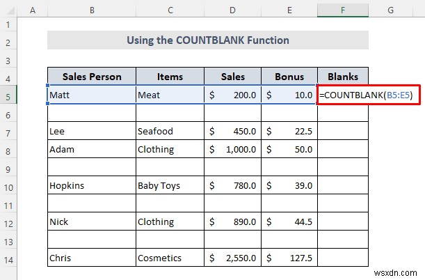 ลบแถวว่างใน Excel (8 วิธีที่เหมาะสม)