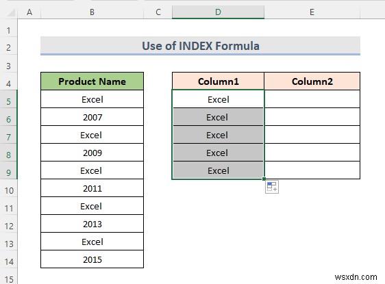 วิธีแยกหนึ่งคอลัมน์ออกเป็นหลายคอลัมน์ใน Excel (7 วิธีง่ายๆ)