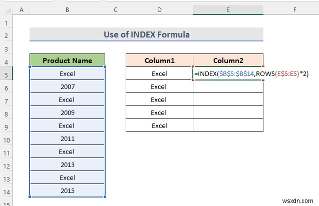 วิธีแยกหนึ่งคอลัมน์ออกเป็นหลายคอลัมน์ใน Excel (7 วิธีง่ายๆ)