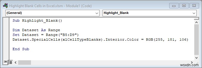 วิธีการเน้นเซลล์ว่างใน Excel (4 วิธีที่ได้ผล)