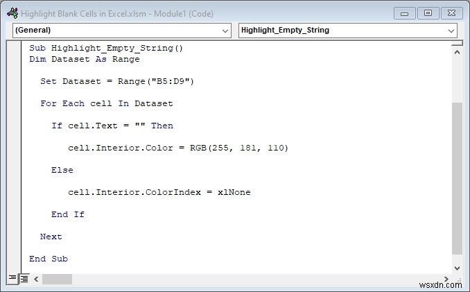 วิธีการเน้นเซลล์ว่างใน Excel (4 วิธีที่ได้ผล)