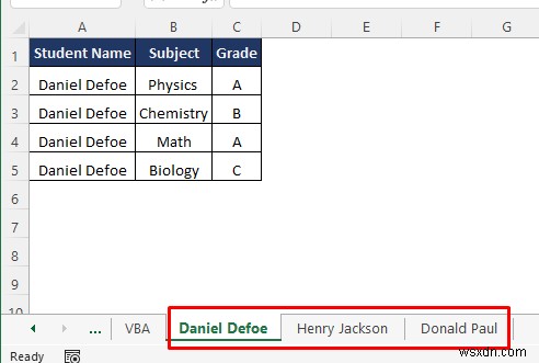 วิธีแยกแผ่นงาน Excel ออกเป็นหลายแผ่นตามค่าของคอลัมน์