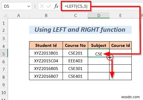 एक्सेल में लंबाई से स्ट्रिंग को कैसे विभाजित करें (8 तरीके)