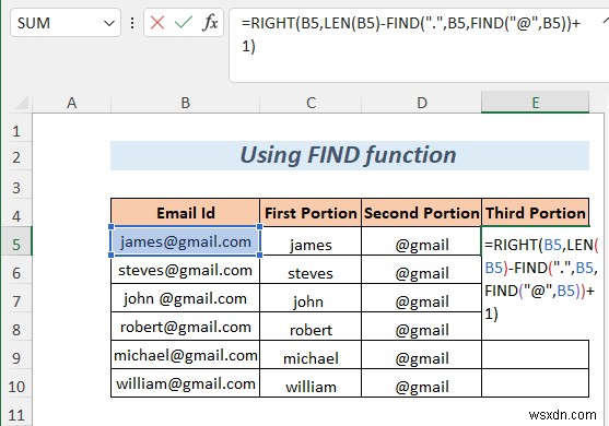 एक्सेल में लंबाई से स्ट्रिंग को कैसे विभाजित करें (8 तरीके)