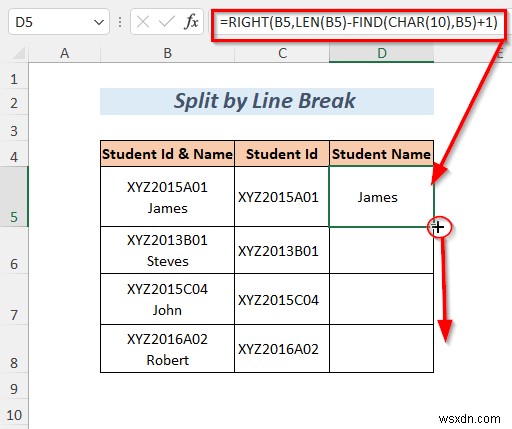 एक्सेल में लंबाई से स्ट्रिंग को कैसे विभाजित करें (8 तरीके)