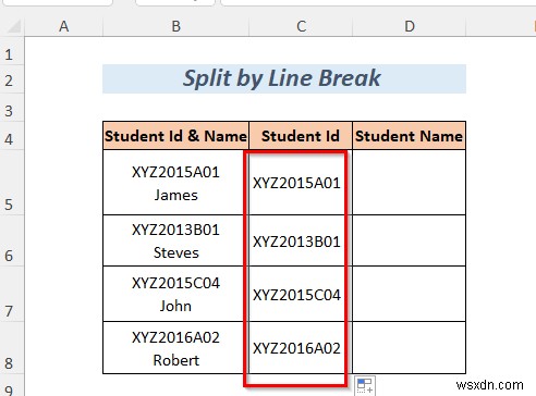 एक्सेल में लंबाई से स्ट्रिंग को कैसे विभाजित करें (8 तरीके)