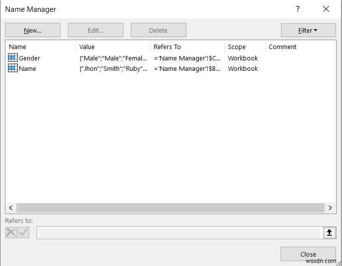 วิธีลบช่วงที่มีชื่อใน Excel (4 วิธีด่วน)