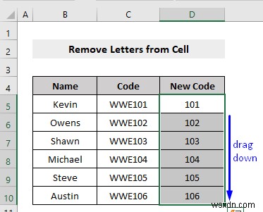 วิธีลบตัวอักษรออกจากเซลล์ใน Excel (10 วิธี)