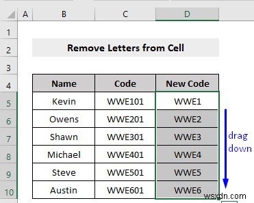 วิธีลบตัวอักษรออกจากเซลล์ใน Excel (10 วิธี)