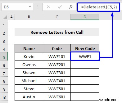 วิธีลบตัวอักษรออกจากเซลล์ใน Excel (10 วิธี)