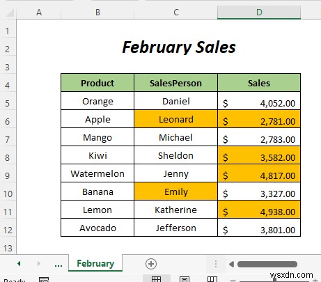 วิธีเปรียบเทียบแผ่นงาน Excel สองแผ่นและไฮไลต์ความแตกต่าง (7 วิธี)