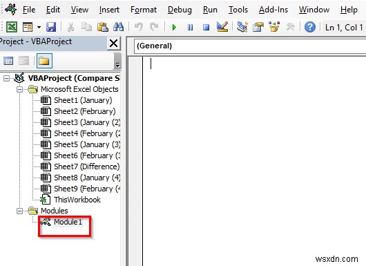วิธีเปรียบเทียบแผ่นงาน Excel สองแผ่นและไฮไลต์ความแตกต่าง (7 วิธี)