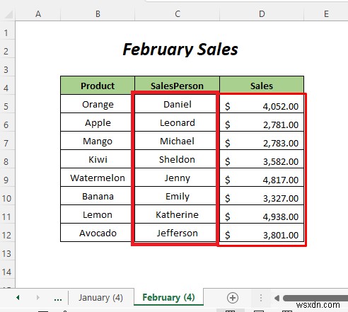 วิธีเปรียบเทียบแผ่นงาน Excel สองแผ่นและไฮไลต์ความแตกต่าง (7 วิธี)