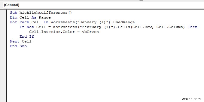 วิธีเปรียบเทียบแผ่นงาน Excel สองแผ่นและไฮไลต์ความแตกต่าง (7 วิธี)