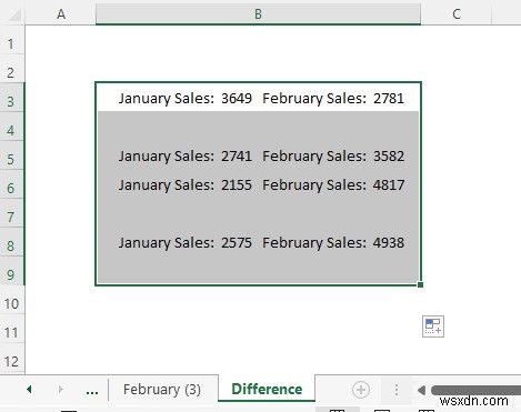 วิธีเปรียบเทียบแผ่นงาน Excel สองแผ่นและไฮไลต์ความแตกต่าง (7 วิธี)