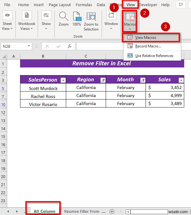 Excel में फ़िल्टर कैसे निकालें (5 आसान और त्वरित तरीके)