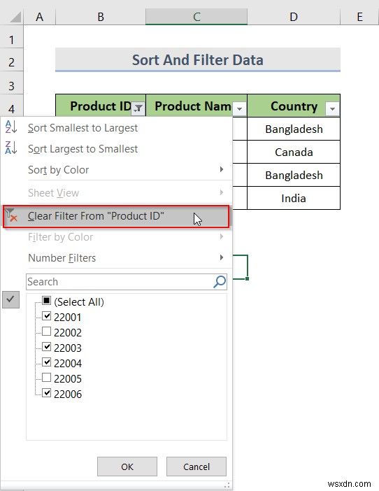 Excel में फ़िल्टर के साथ ड्रॉप डाउन सूची कैसे बनाएं (7 तरीके)