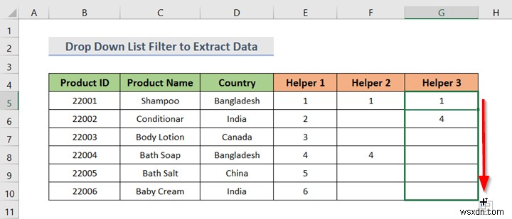 Excel में फ़िल्टर के साथ ड्रॉप डाउन सूची कैसे बनाएं (7 तरीके)