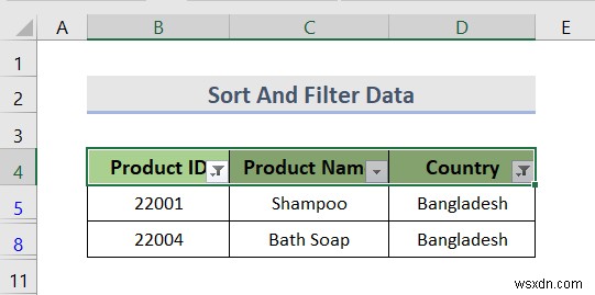 Excel में फ़िल्टर के साथ ड्रॉप डाउन सूची कैसे बनाएं (7 तरीके)