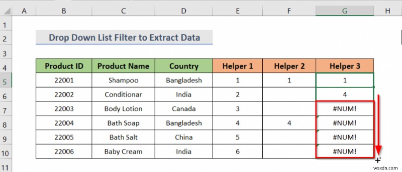 Excel में फ़िल्टर के साथ ड्रॉप डाउन सूची कैसे बनाएं (7 तरीके)