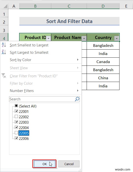 Excel में फ़िल्टर के साथ ड्रॉप डाउन सूची कैसे बनाएं (7 तरीके)