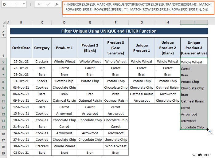 วิธีการกรองค่าที่ไม่ซ้ำใน Excel (8 วิธีง่ายๆ)