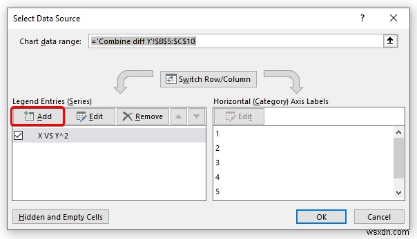 วิธีรวมกราฟกับแกน X ต่างๆ ใน ​​Excel