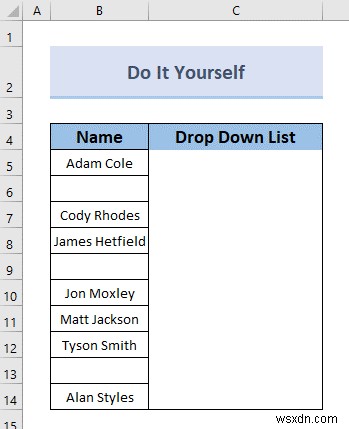 วิธีลบช่องว่างจากรายการตรวจสอบข้อมูลใน Excel (5 วิธี)