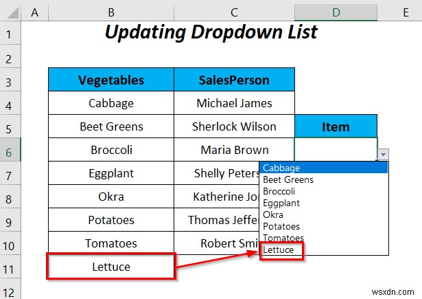 วิธีใช้ช่วงที่มีชื่อสำหรับรายการตรวจสอบข้อมูลด้วย VBA ใน Excel