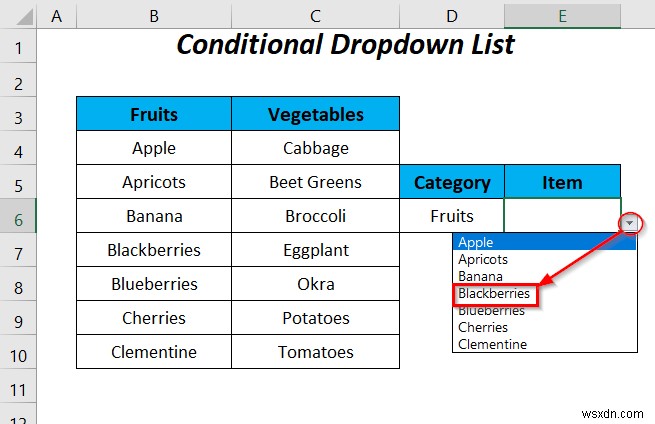 วิธีใช้ช่วงที่มีชื่อสำหรับรายการตรวจสอบข้อมูลด้วย VBA ใน Excel