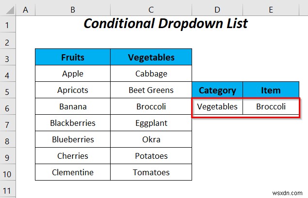 วิธีใช้ช่วงที่มีชื่อสำหรับรายการตรวจสอบข้อมูลด้วย VBA ใน Excel