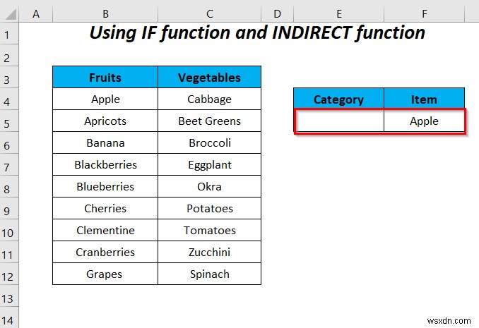 วิธีใช้คำสั่ง IF ในสูตรการตรวจสอบความถูกต้องของข้อมูลใน Excel (6 วิธี)