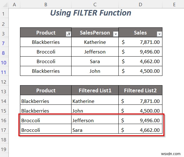 Excel में फ़िल्टर ड्रॉप-डाउन सूची की प्रतिलिपि कैसे करें (5 तरीके)