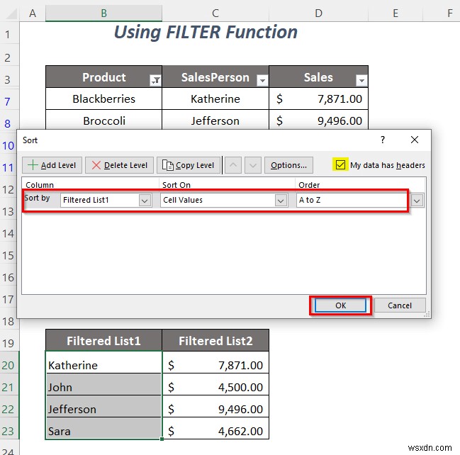Excel में फ़िल्टर ड्रॉप-डाउन सूची की प्रतिलिपि कैसे करें (5 तरीके)