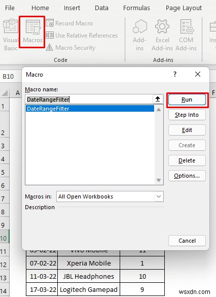วิธีการกรองช่วงวันที่ใน Excel (5 วิธีง่ายๆ)