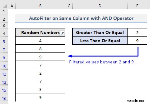 VBA เพื่อกรองอัตโนมัติพร้อมหลายเกณฑ์ในฟิลด์เดียวกันใน Excel (4 วิธี)