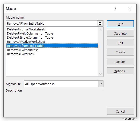 Excel VBA:ลบตัวกรองอัตโนมัติหากมีอยู่ (7 ตัวอย่าง)