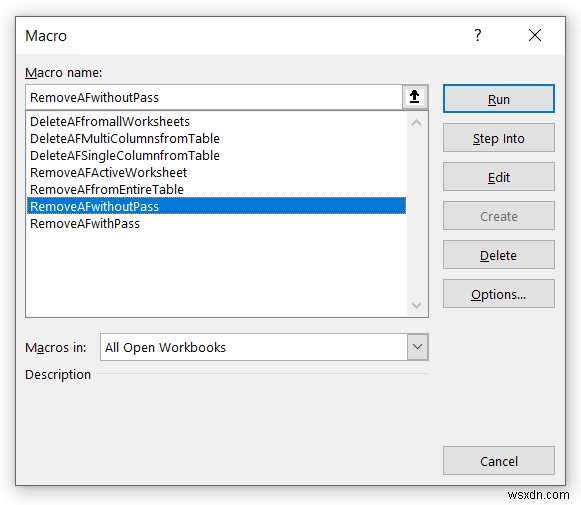 Excel VBA:ลบตัวกรองอัตโนมัติหากมีอยู่ (7 ตัวอย่าง)