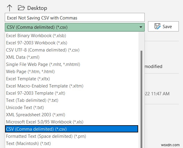 [แก้ไขแล้ว!] Excel ไม่บันทึก CSV ด้วยเครื่องหมายจุลภาค (7 วิธีที่เป็นไปได้)