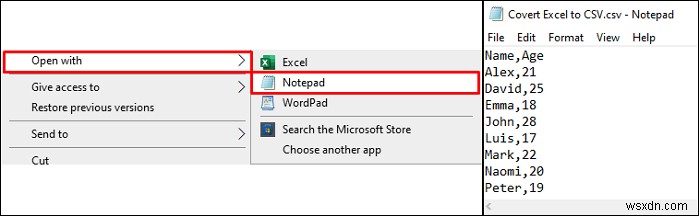 แปลง Excel เป็นไฟล์ CSV ที่คั่นด้วยจุลภาค (2 วิธีง่ายๆ)