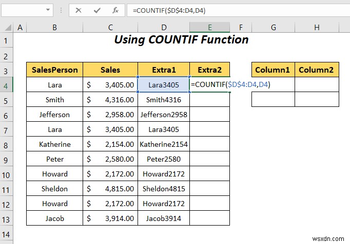 วิธีย้ายแถวที่ซ้ำกันเป็นคอลัมน์ใน Excel (4 วิธี)