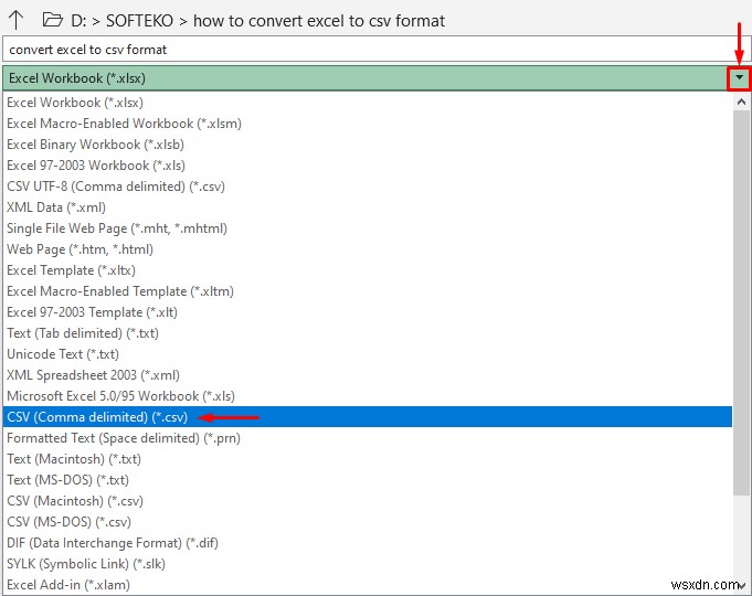 วิธีการแปลงไฟล์ Excel เป็นรูปแบบ CSV (5 วิธีง่ายๆ)